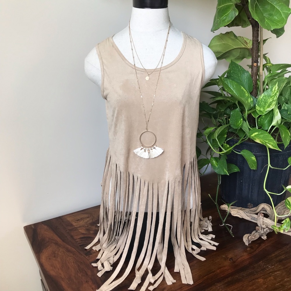 Boho Fringe Festival Tank Top